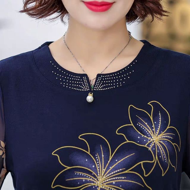 Áo trung niên tay voan Quảng Châu