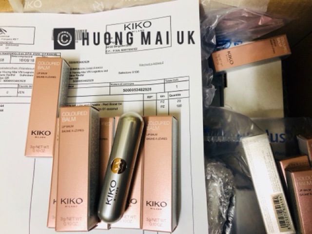 Son dưỡng KIKO coloured lip balm BILL ANH