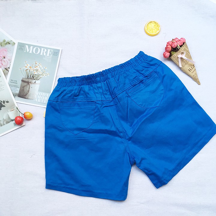 Quần đùi nữ từ 45kg-50kg Quần sọt vải kaki Lưng Thun - QU06 | BigBuy360 - bigbuy360.vn