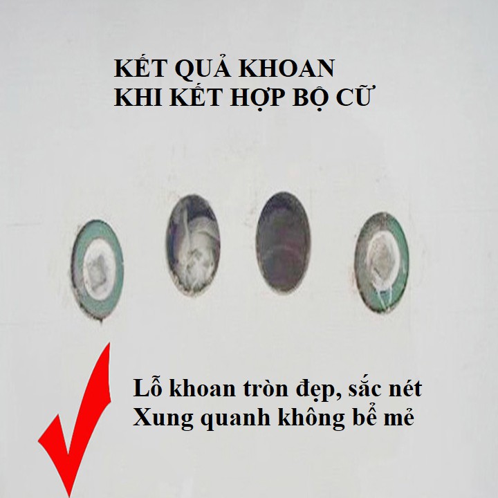 Bộ dụng cụ định vị khoan lỗ gạch men và kính