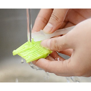 Chổi silicon cán nhựa 17cm