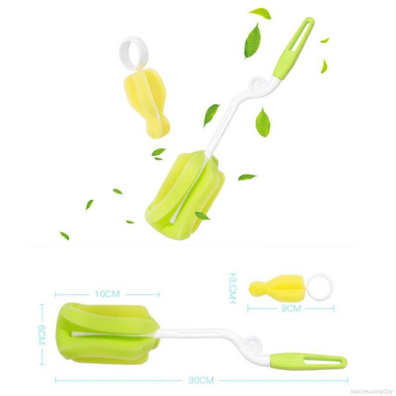 Cọ rửa bình sữa em bé vệ sinh 360 độ hiệu quả