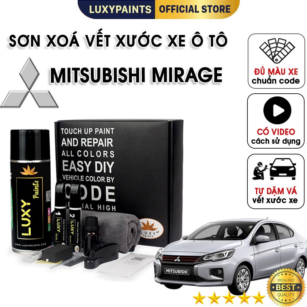 Sơn xóa vết xước xe ô tô Mitsubishi Mirage LUXYPAINTS, màu chuẩn theo Code dễ sử dụng độ bền cao - LP01MIMI