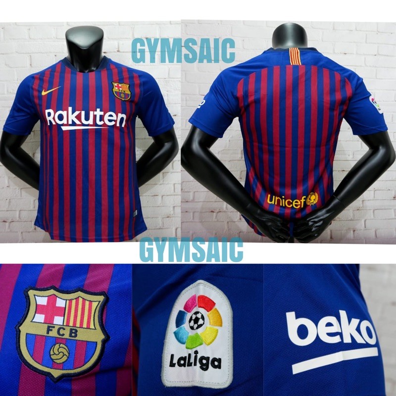 Áo Thun Jersey Ball Barca Home 2018 / 2019 / Barcelona Home 2018 / 2019 Grade Ori