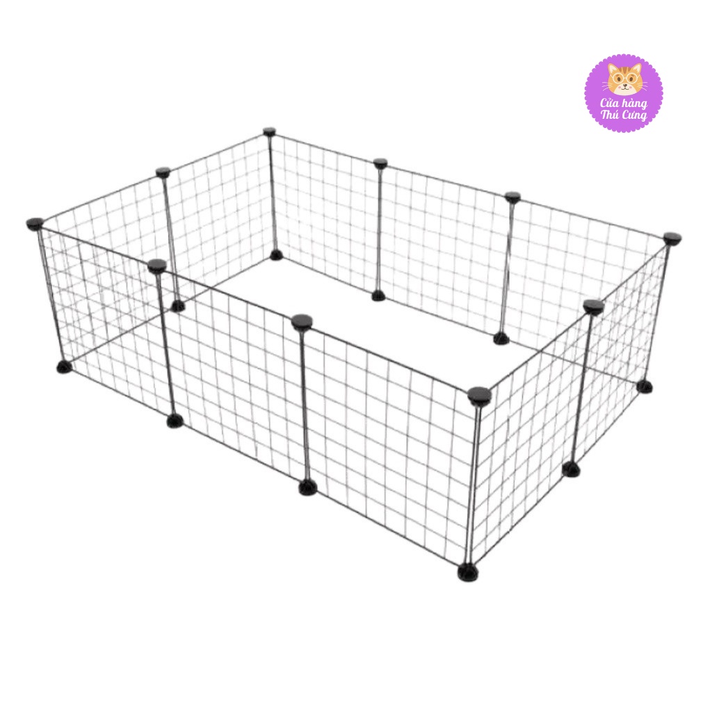 Combo  8 đến 10 Tấm Lưới Ghép Chuồng Quây Thú Cưng Chó Mèo  Pet Cưng