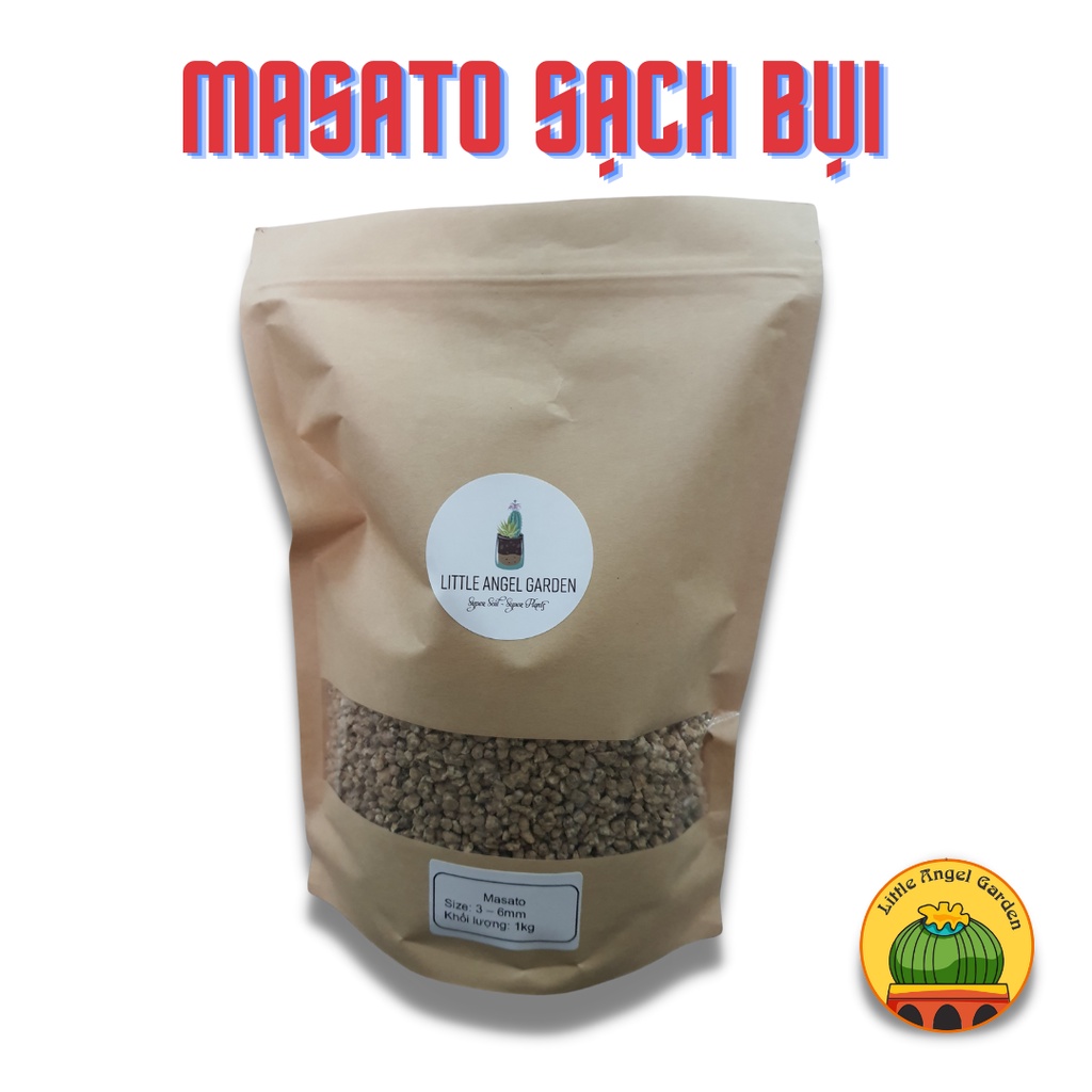 Đá khoáng Masato sạch bụi| Size 2-4 và 3-6mm| Rải mặt trộn giá thể sen đá, xương rồng