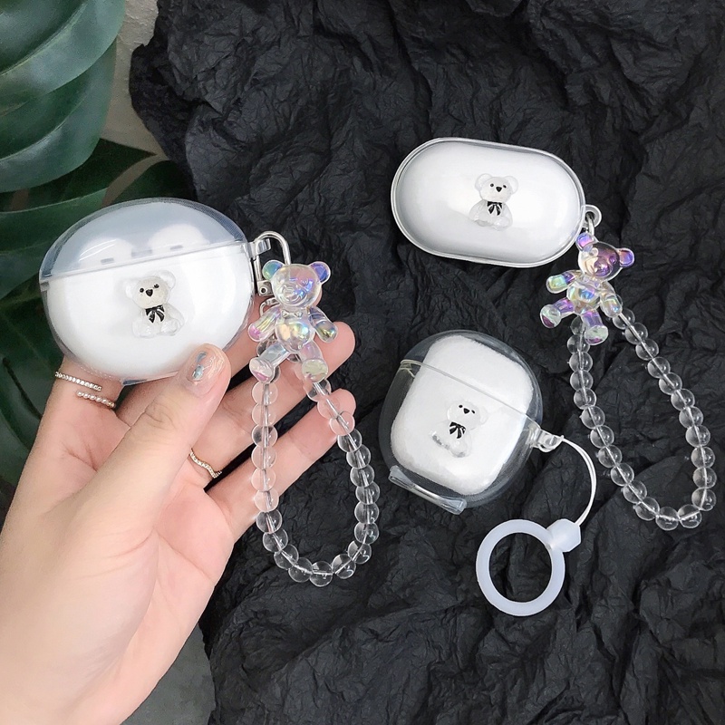 Vỏ Bảo Vệ Hộp Sạc Tai Nghe OPPO Enco Buds W11 Trong Suốt Chống Sốc Họa Tiết Hoạt Hình