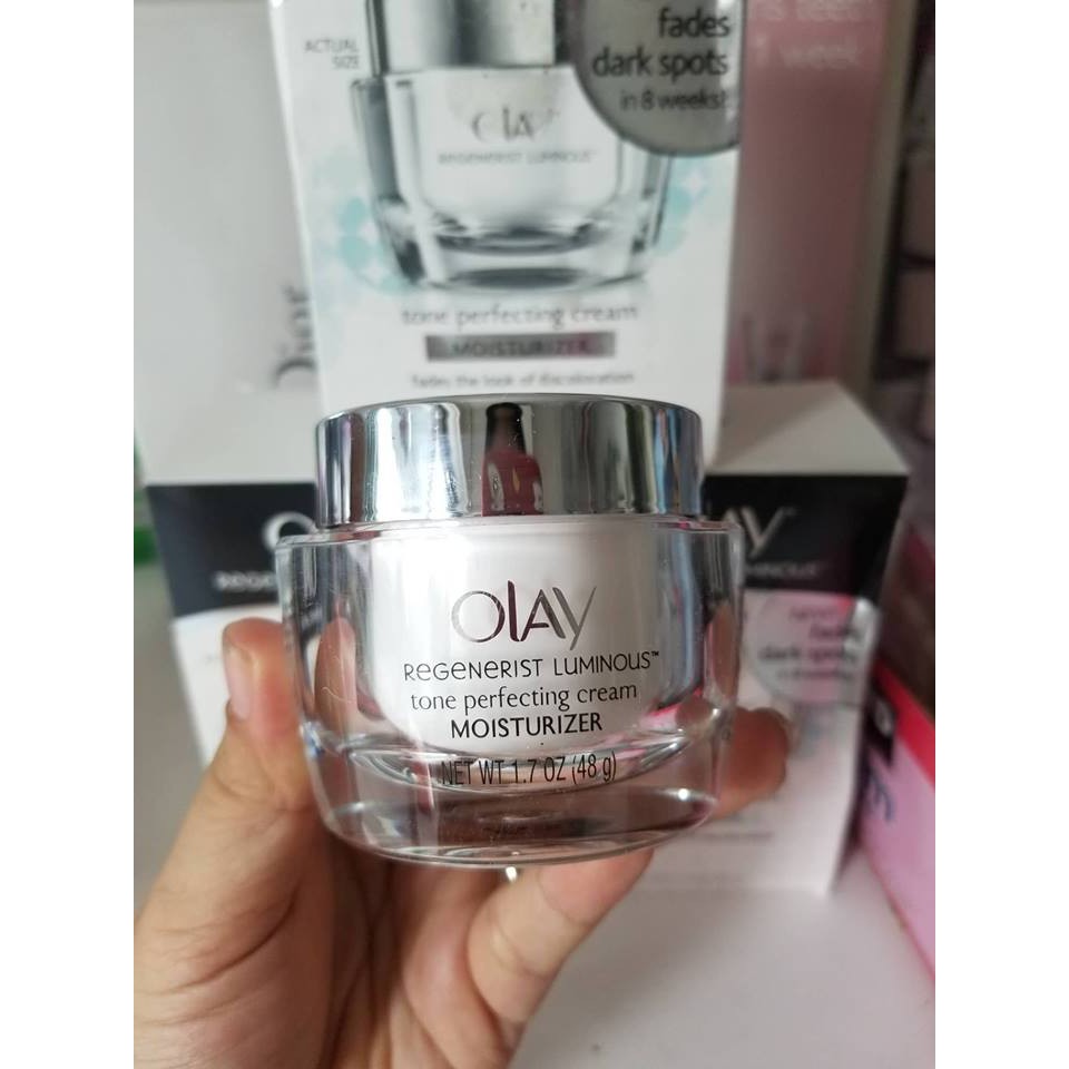 Kem olay trắng sáng xóa nám và tàn nhang Olay Luminous Tone Perfecting cream 48g