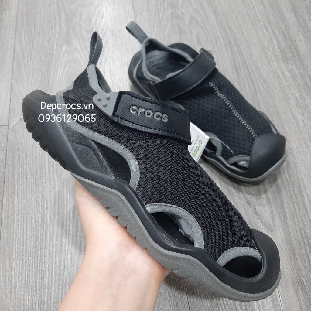 (Chính hãng) Sandal nam crocs swiftwater mesh deck chính hãng nhiều màu, sandal nam crocs - Crocs House