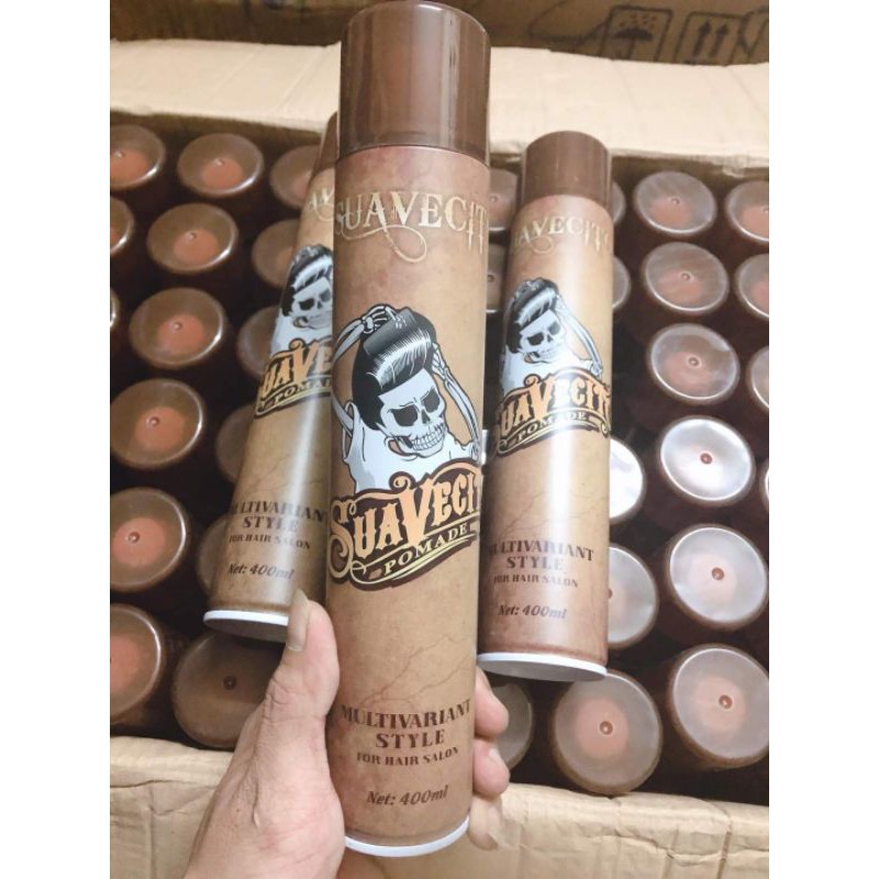 Gôm, keo xịt tóc SUAVECITO 420ml tạo kiểu giữ nếp cho tóc. HÀNG CHÍNH HÃNG .