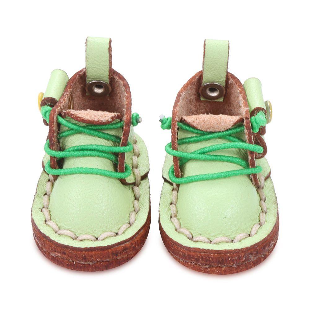 Giày Boot Da Bò Cho Búp Bê 1 / 12BJD 1 / 11 OB11