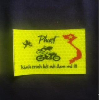 logo phượt . logo phản quang , tem phượt , tem xe