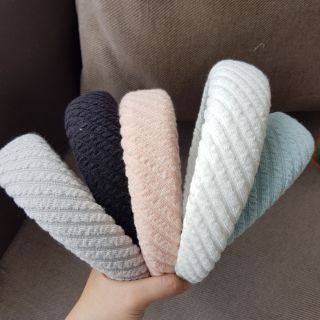 Băng đô đệm bông vải len