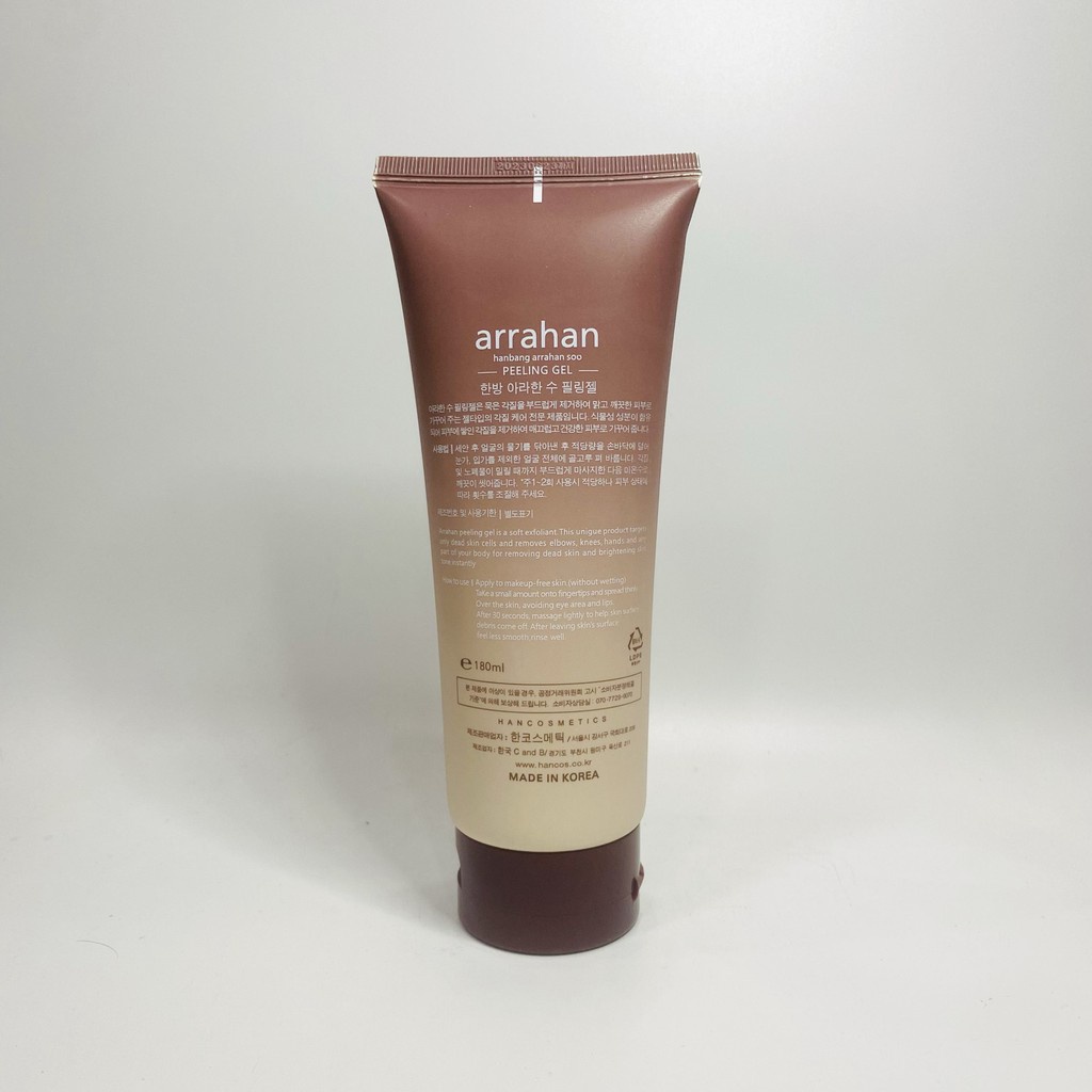 Tẩy da chết Arrahan Peeling Gel Hàn Quốc 180ml