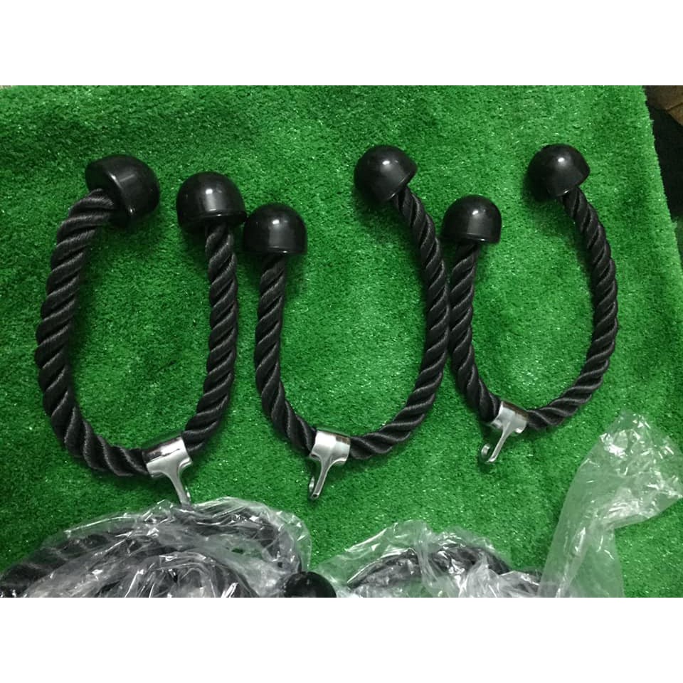 Dây Thừng Tập Tay Sau - Dụng Cụ Tập Thể Hình Gym 2 Đầu