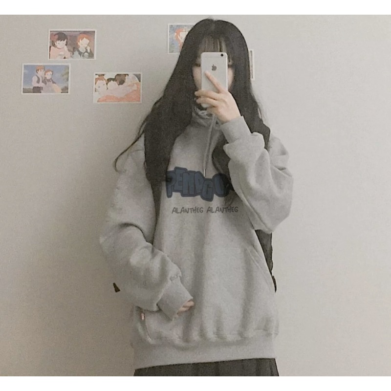 Áo Hoodie Tay Dài PENAGOS Nỉ Bông Túi Bụng(ODER 2 NGÀY)