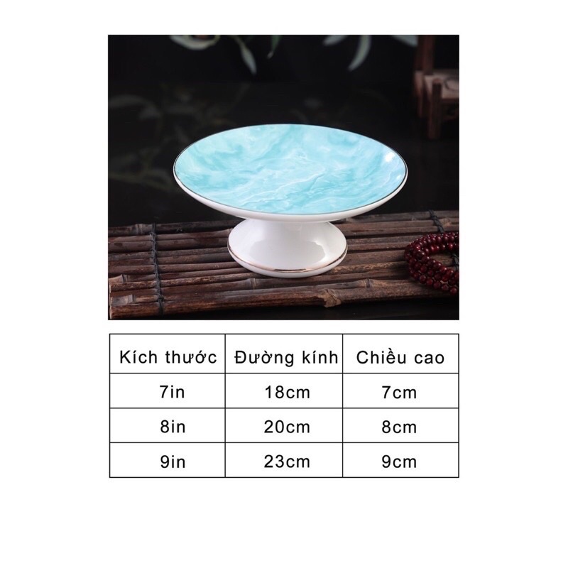 Đồ Thờ Cúng Màu Xanh Vân Đá Cao Cấp, Đồ Thờ Sứ Xanh