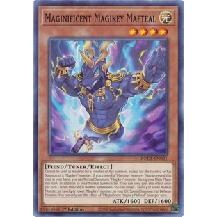 Thẻ bài Yugioh - TCG - Maginificent Magikey Mafteal / BODE-EN021'