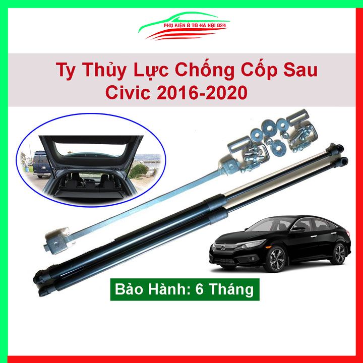 Bộ ty thủy lực ben hơi chống cốp sau Civic 2016-2020 kèm phụ kiện lắp