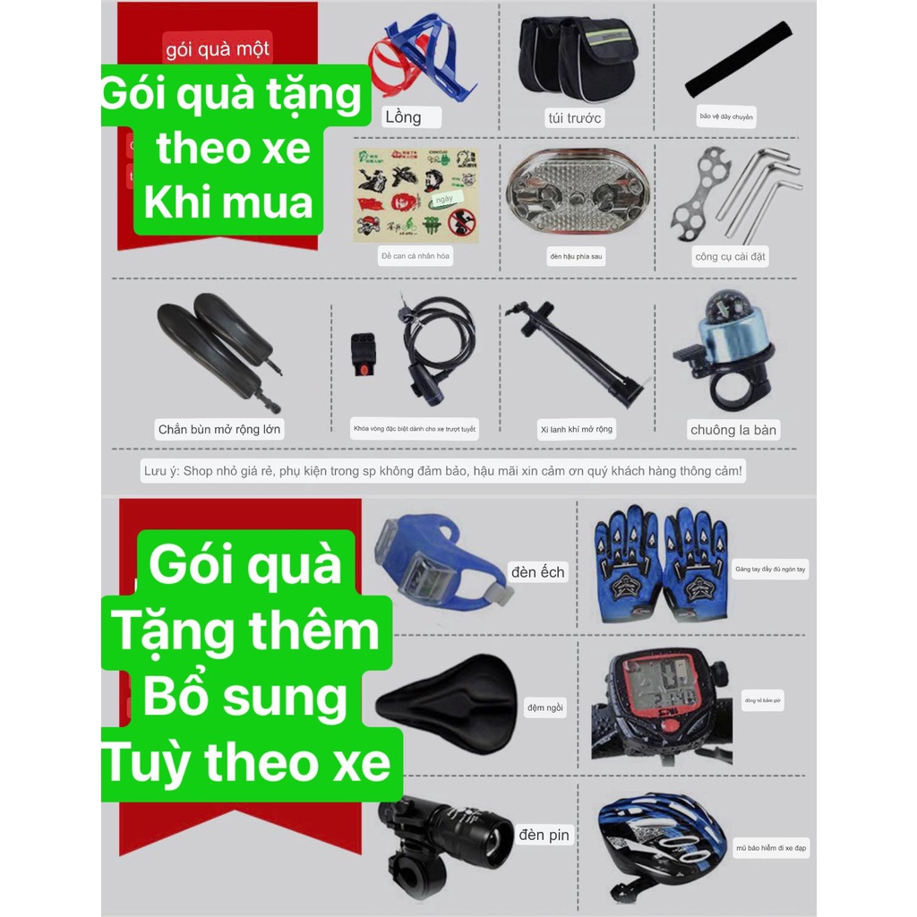 Xe Đạp Thể Thao. Xe đạp cắm trại lốp siêu to 4.0in