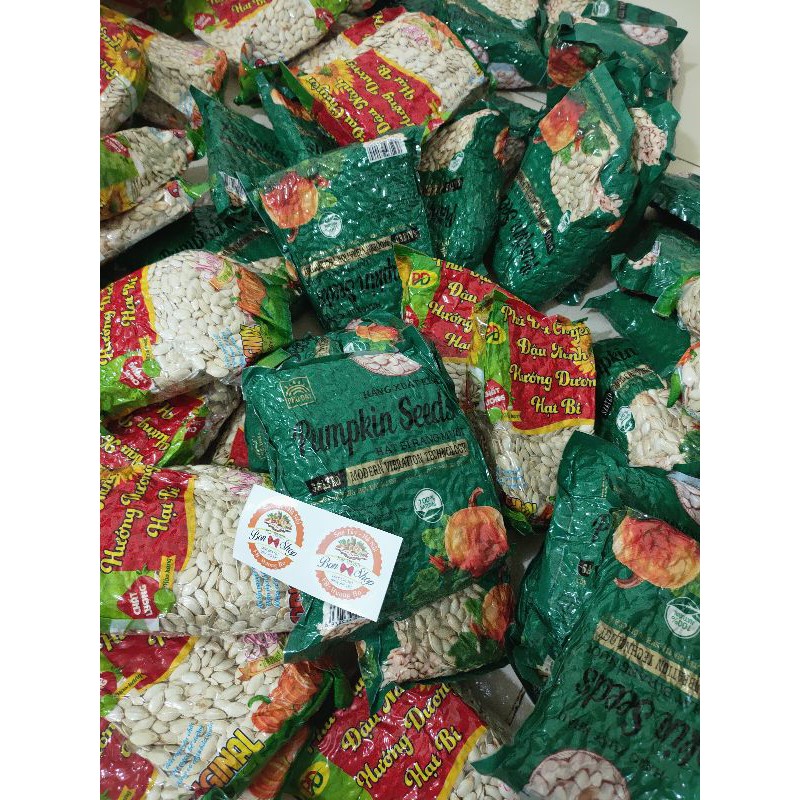 Hạt bí rang tay 500g hạt to mẩy hàng loại 1