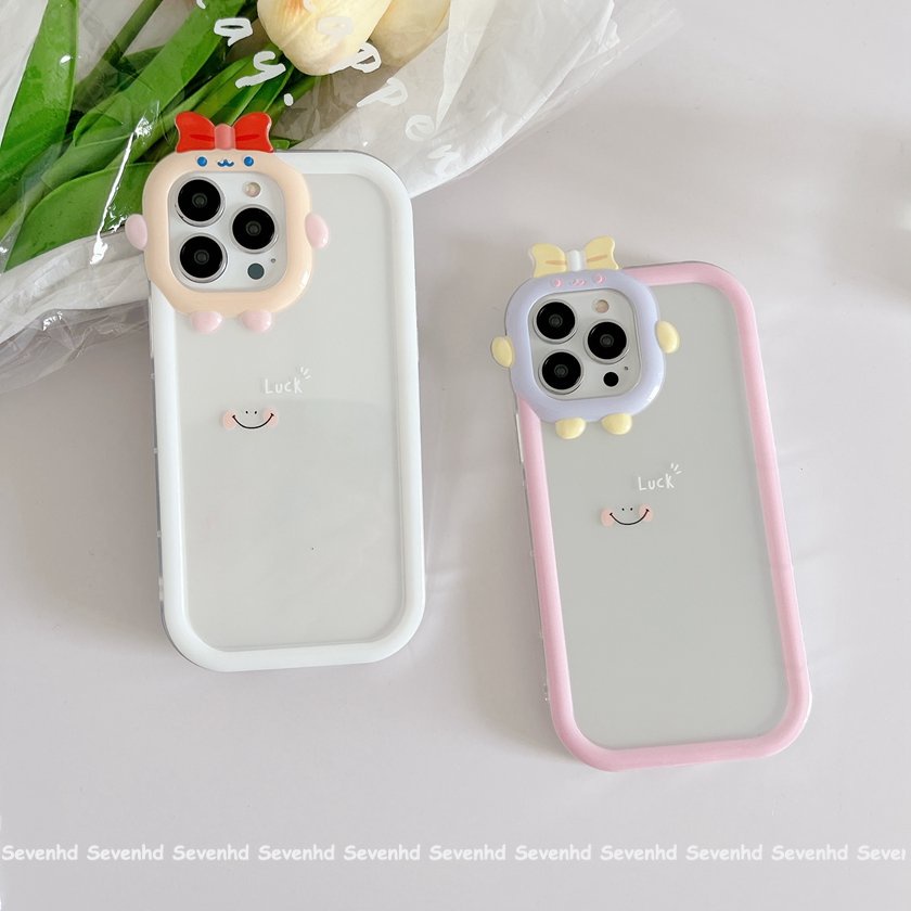 Ốp Điện Thoại Dẻo Họa Tiết Quái Vật Nhỏ Dễ Thương Cho iPhone 14 13 12 11 Pro Max Xs Max Xr X 7 8 6 6s Plus