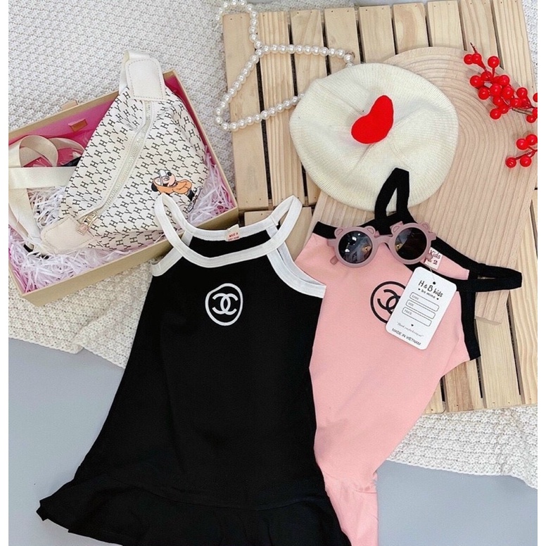 Váy Thun Bé Gái Tennis Đuôi Cá size 8-20kg, Váy Cho Bé Gái Thời Trang Kèm Ảnh Thật