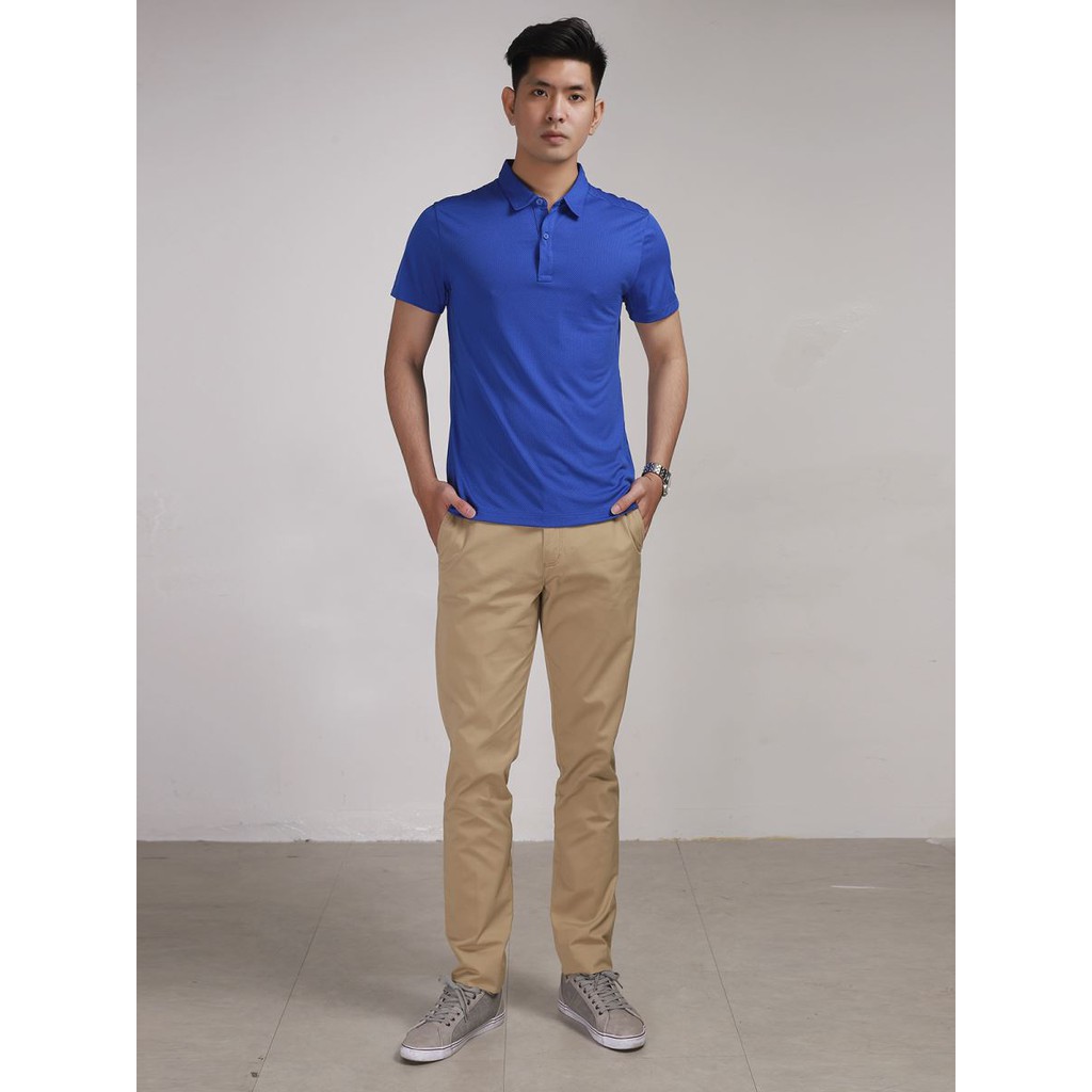 Áo polo nam ARISTINO mặt vải dệt Jacquard họa tiết lục lăng tinh tế, sang trọng - APS057S8 | BigBuy360 - bigbuy360.vn