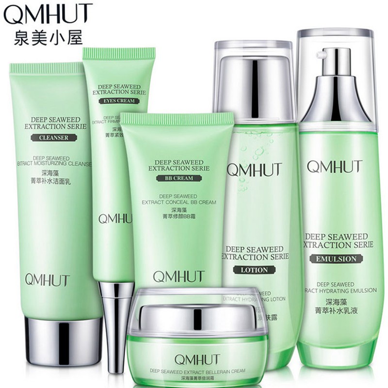 Bộ 6 Sản Phẩm Chăm Sóc Da Mắt Chiết Xuất Rong Biển Dưỡng Ẩm Sâu Kiềm Dầu Trẻ Hóa Làn Da | Shopee Việt Nam