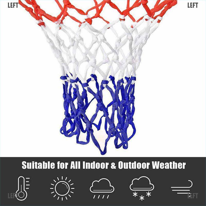 LEFT Standard Basketball Net Nylon Hoop Goal Standard Rim For basketball stands