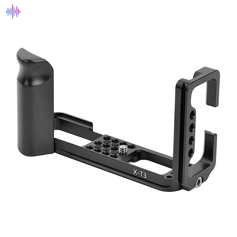 Giá đỡ cầm tay hình chữ L bằng kim loại kèm ốc vít 1/4 inch cho máy ảnh kỹ thuật số Fuji X-T3 XT3