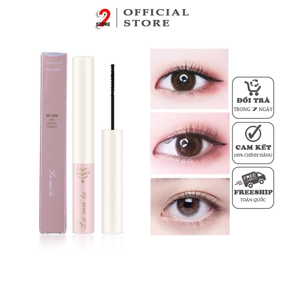 Mascara💫Chuốt mi dài mịn Mascara  hàng nội địa Trung vỏ hồng