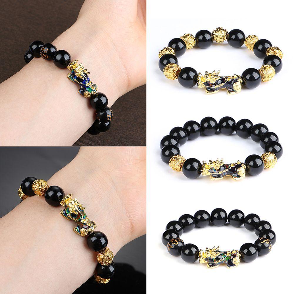 Vòng Đeo Tay May Mắn Thời Trang|Mặt Dây Chuyền Hình Linh Vật Thay Đổi Màu Sắc