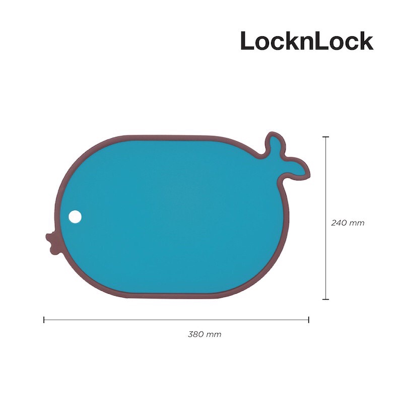 Thớt Nhựa Kháng Khuẩn Lock&amp;Lock CSC555- Hình Con Cá