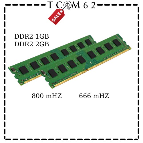 Ram DDR2 Cũ 1gb, 2gb - Còn SỬ Dụng Tốt