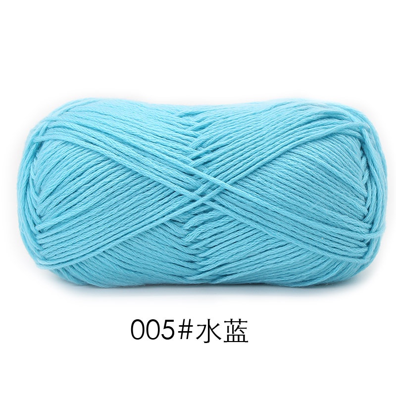 len cuộn đan móc 100gram len sude cotton