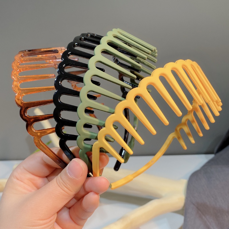 Băng Đô Màu Trơn Chống Trượt Thời Trang Hàn Quốc