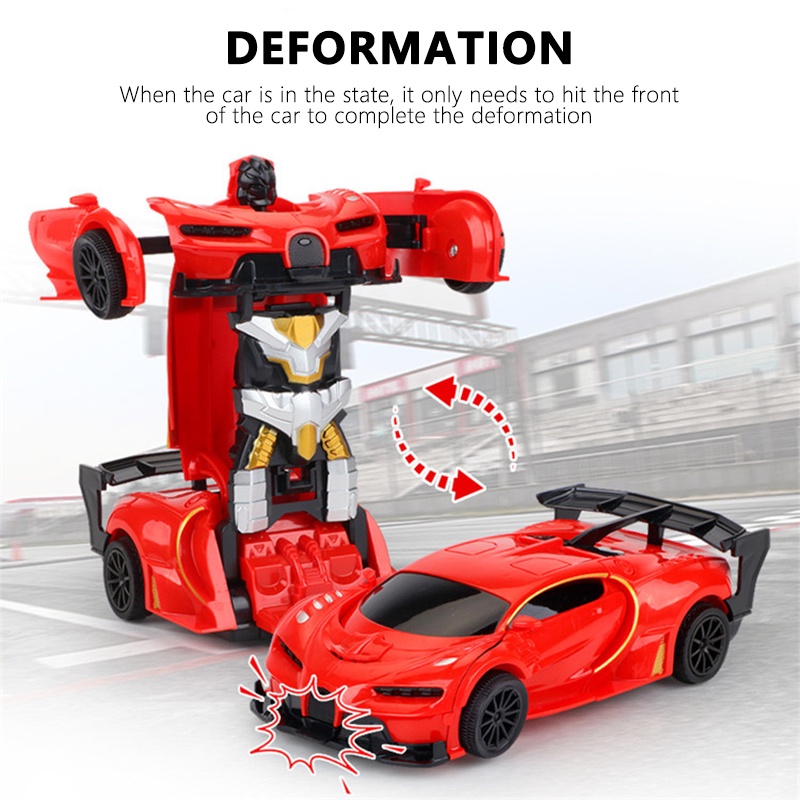 ZHANQI TOYS Mô Hình Xe Biến Hình Rô Bốt RC 1:22 Có Đèn LED Không Dây Và Phụ Kiện