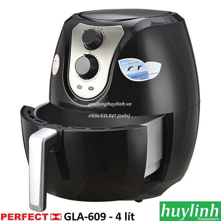 FREESHIP Nồi chiên không dầu Perfect GLA609 - 4 lít - 1400W