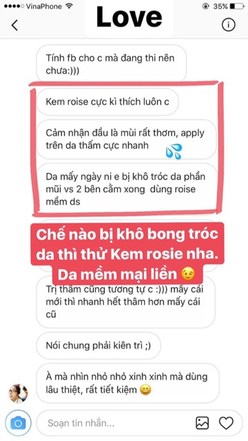 Kem dưỡng trắng da handmade