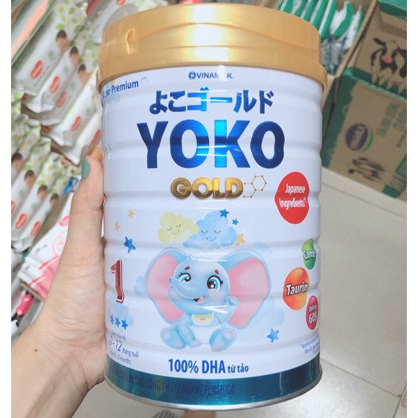 [Mẫu 2020] SỮA BỘT YOKO 1 850G (CHO TRẺ TỪ 0 - 1 TUỔI)