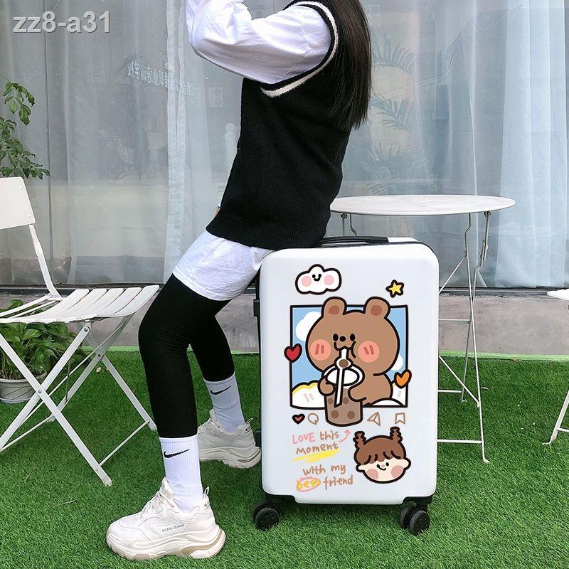 [bán chạy]Vali hoạt hình nữ sinh giá trị cao Phiên bản Hàn Quốc của hộp đựng xe đẩy bánh phổ thông nam mật khẩu kiểm tra