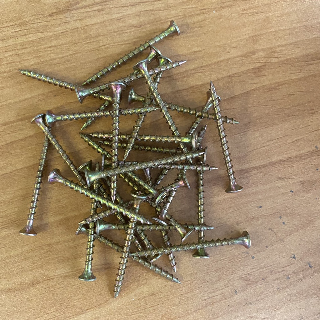 100gram VÍT BẮN GỖ VÀNG các size 1.5cm, 2cm, 2.5cm, 3cm, 4cm, 5cm, 6cm, 7cm
