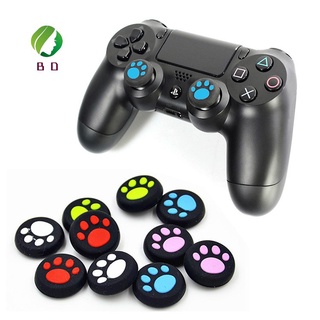 Set 2 Nút Bấm Silicone Hình Mèo Cho Tay Cầm Chơi Game Ps3 Ps4 / 360 Tiktok