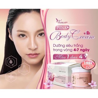 Body pink hải âu việt. trắng sau 4-7 ngày