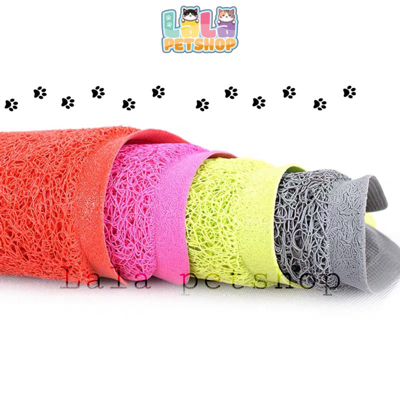 Thảm Lót Sàn Vệ Sinh Cho Chó Mèo, Thảm Vệ Sinh Chống Rơi Cát Chó Mèo Hình Bàn Chân Kích thước 30x40cm, Lala Pet Shop