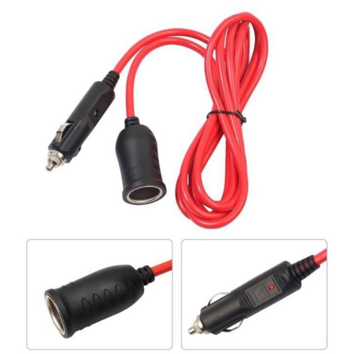 Dây Cáp Nối Dài Tẩu Sạc 12V 24V Cho Xe Hơi, Ô tô Lõi Đồng Cao Cấp