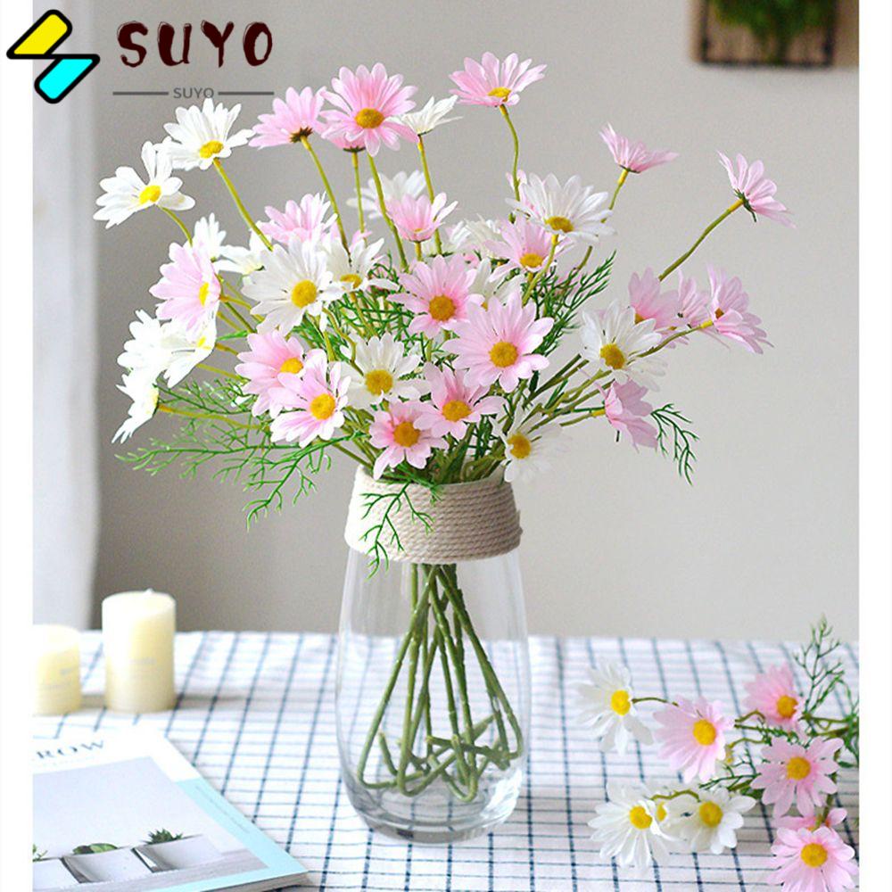 Bó Hoa Cúc Nhân Tạo Nhiều Màu Dùng Trang Trí Nhà Cửa / Tiệc Cưới