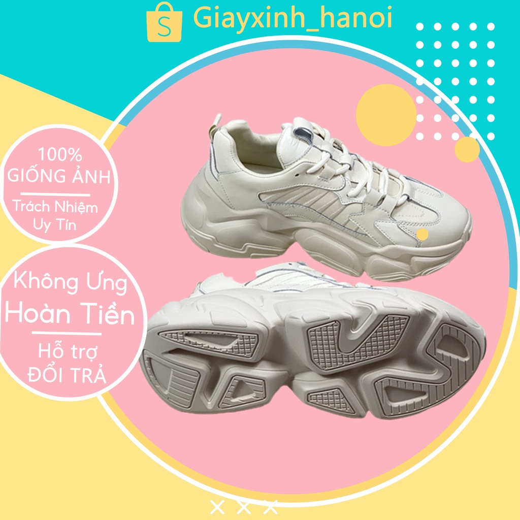 Giày thể thao nữ da PU,Giày Nữ Ulzzang Thể Thao Độn Đế Cao 5cm kiểu dáng cực trẻ trung năng động