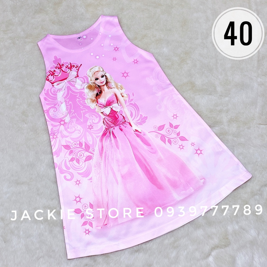 Váy đầm công chúa Barbie hồng